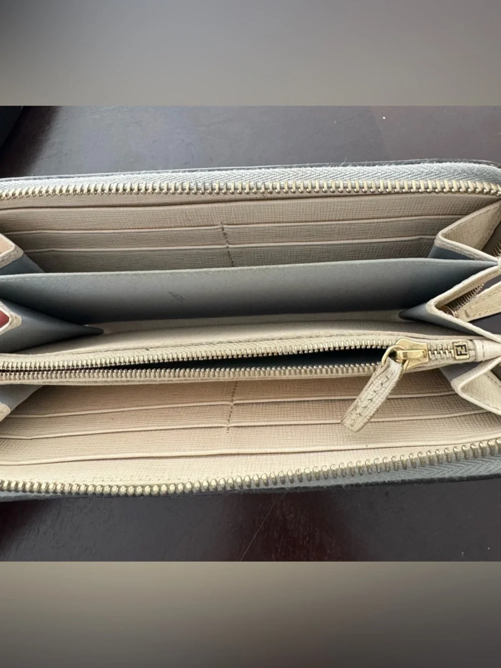 Fendi Vitello Multicolor Monster Leather Wallet